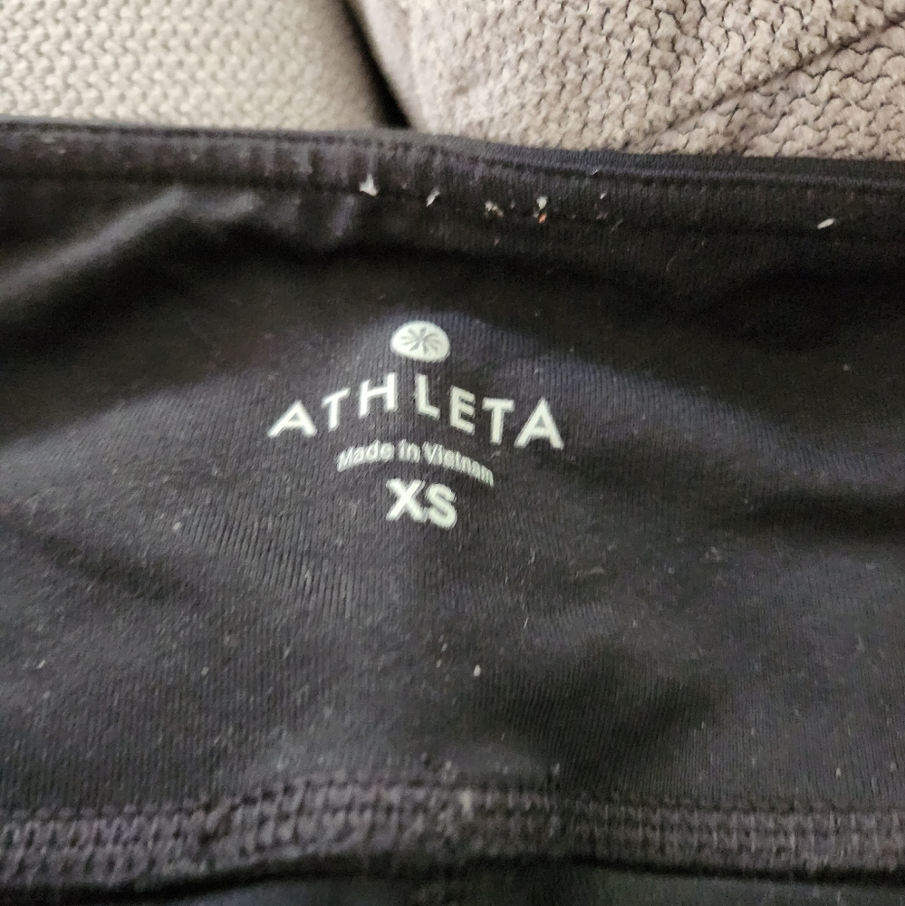 Athleta Black Cropped Leggings - Picture 3 of 3